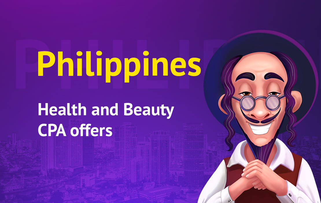 Beauty and health CPA offers for Philippines traffic